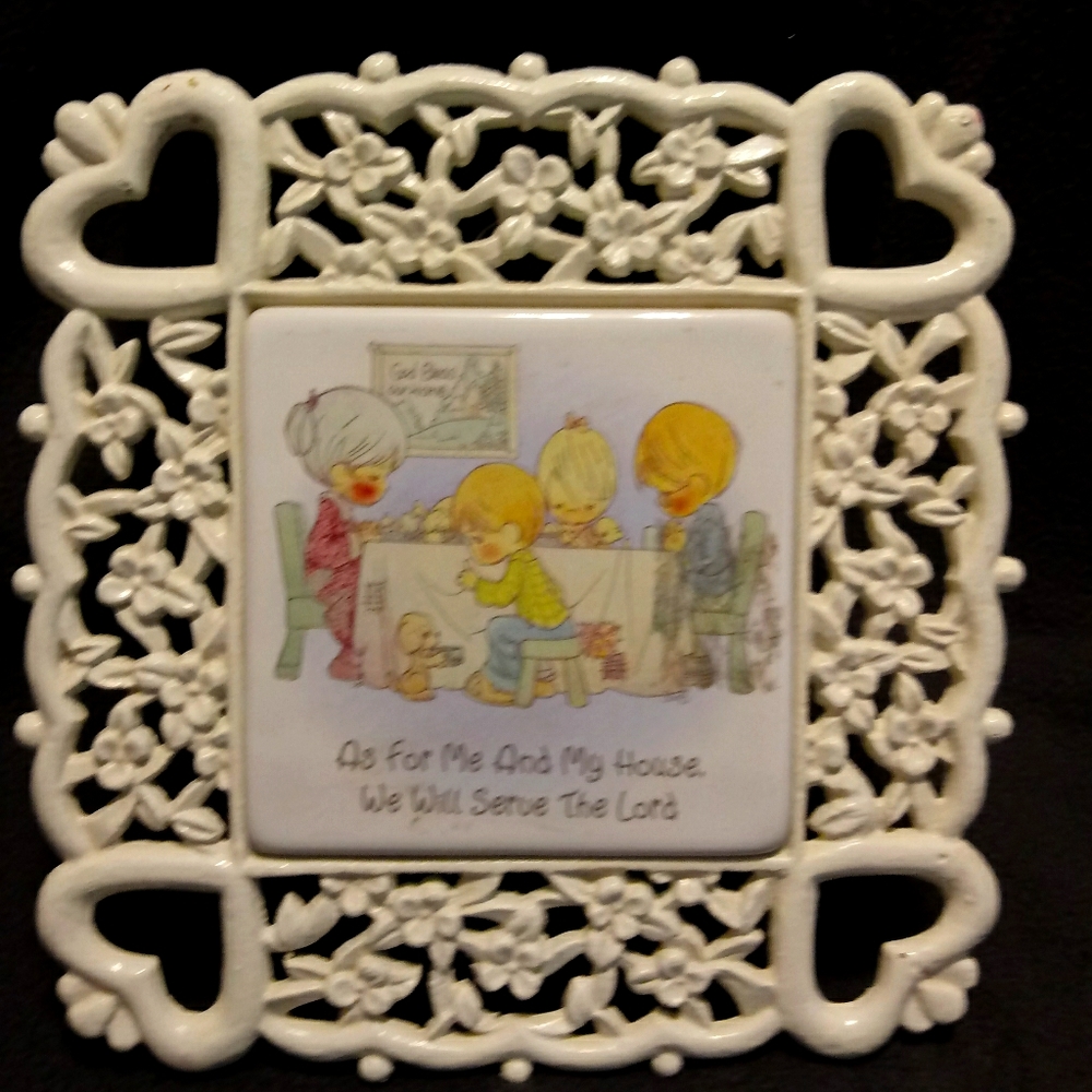 1996 Precious Moments trivet